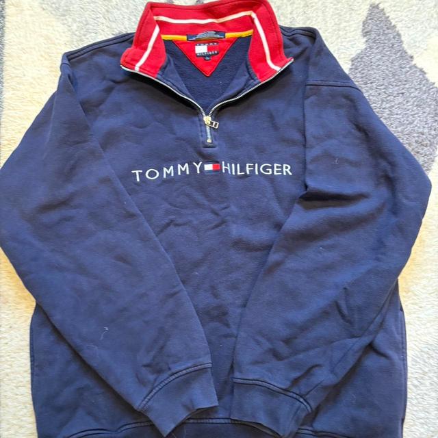 Tommy Hilfiger Men's Jumper - Navy - L on Productcaster.