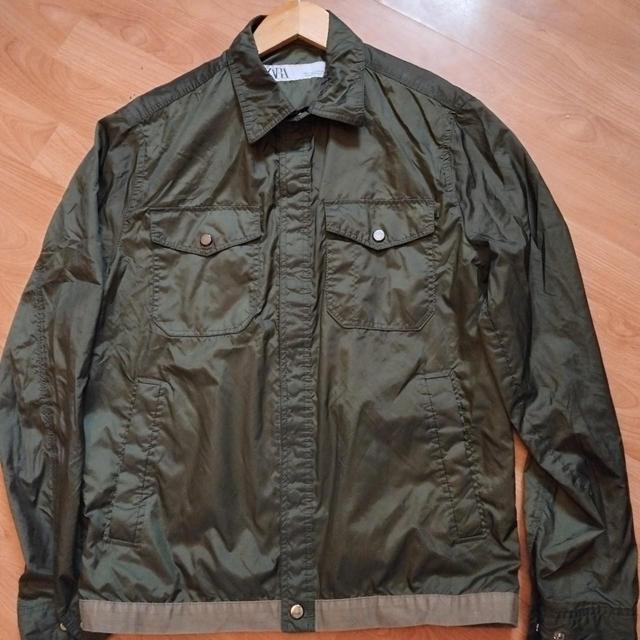 Zara Men's Jacket - Khaki - S on Productcaster.