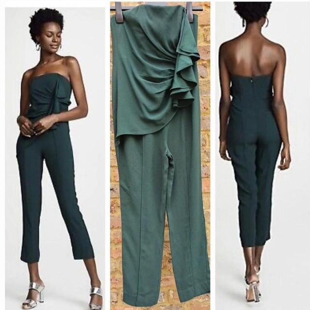 Diane von Furstenberg Women's Jumpsuit - Green - UK 6 on Productcaster.