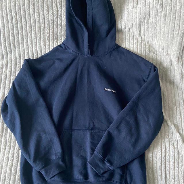 Men's Hoodie - Navy - L on Productcaster.