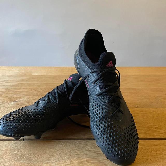 Adidas Men's Boots - Black - UK 8 on Productcaster.