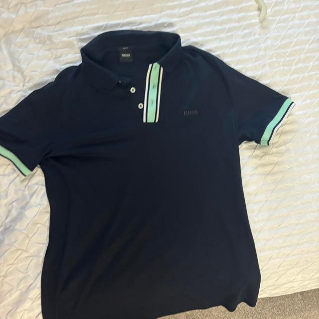 Hugo Boss Men's Polo shirt - Navy/Blue - M on Productcaster.