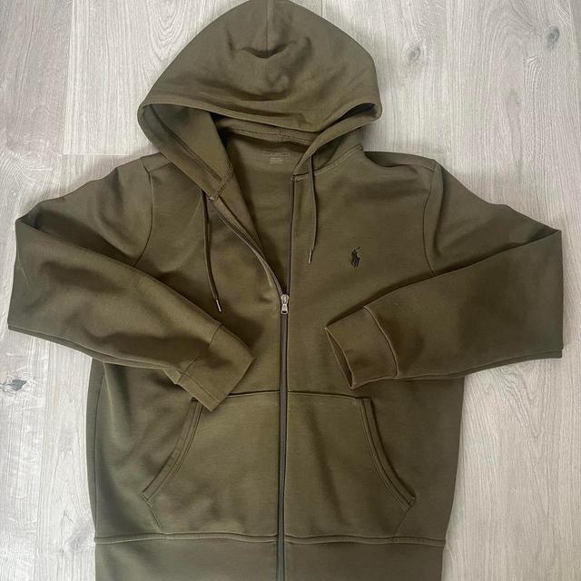 Polo Ralph Lauren Men's Hoodie - Khaki - M on Productcaster.