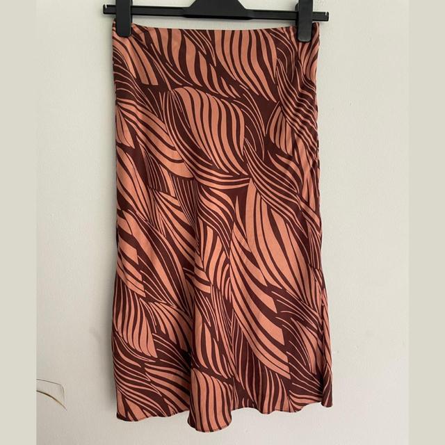 & Other Stories Women's Midi Skirt - Brown - UK 6 on Productcaster.