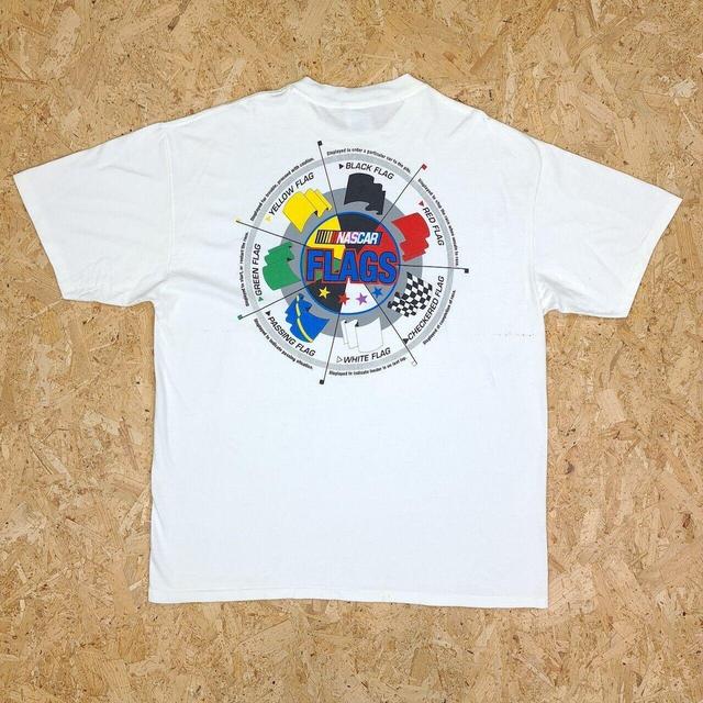 NASCAR Men's T-shirt - White - XL on Productcaster.