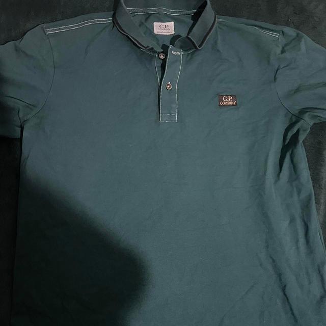 CP Company Kids' Polo shirt - Green - 14 years on Productcaster.