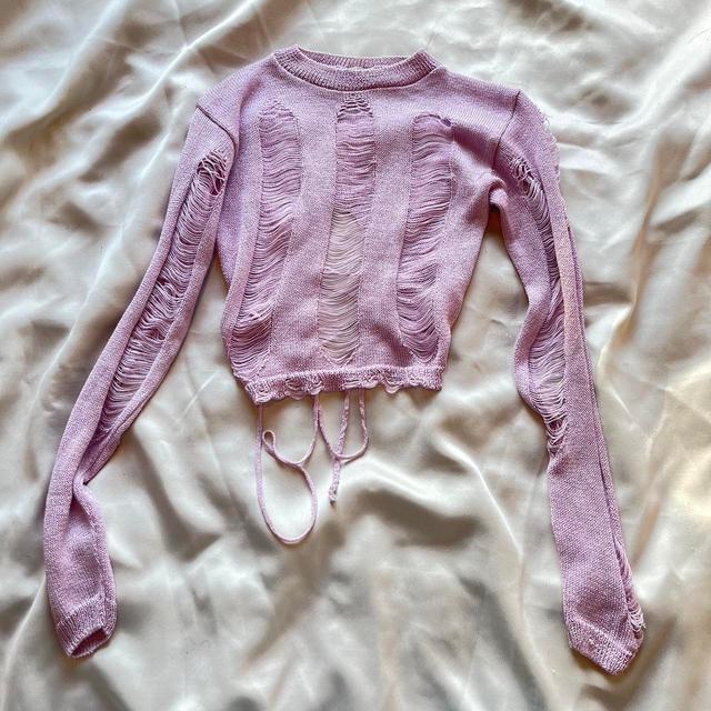 Women's Crop top - Purple/Pink - S on Productcaster.