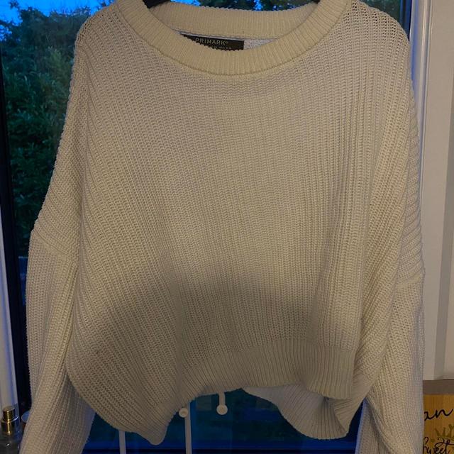 Primark Women's Jumper - White - M on Productcaster.