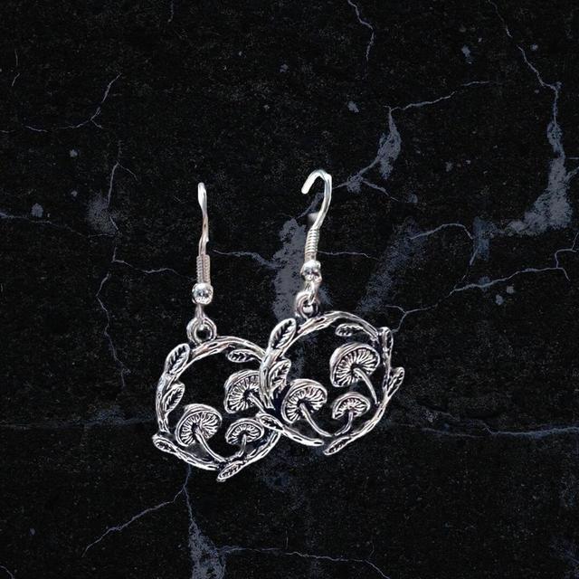 Women's Earrings - Silver on Productcaster.