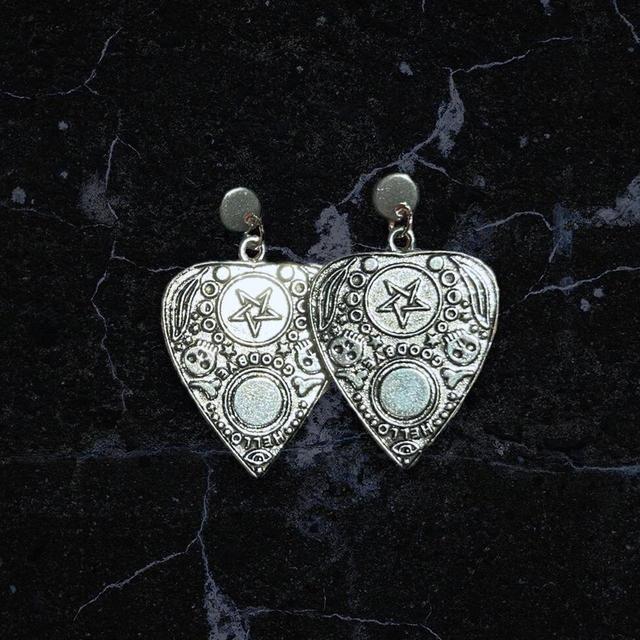 Women's Earrings - Silver on Productcaster.