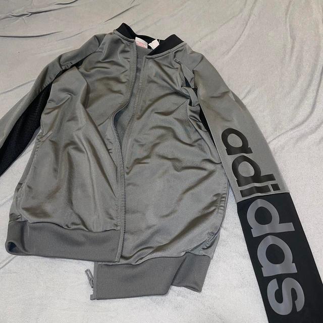 Adidas Women's Jacket - Grey/Black - UK 6 on Productcaster.