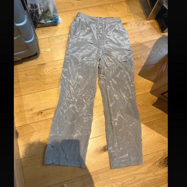 Women's Trousers - Grey/Silver - UK 8 on Productcaster.