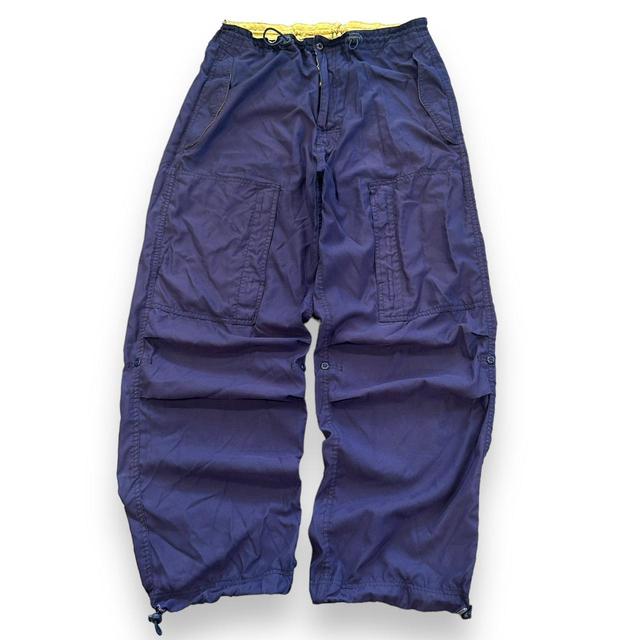 Gap Men's Trousers - Navy/Yellow - M on Productcaster.