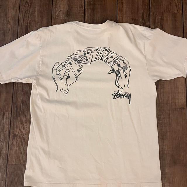 Stüssy Men's T-shirt - White/Cream - XL on Productcaster.