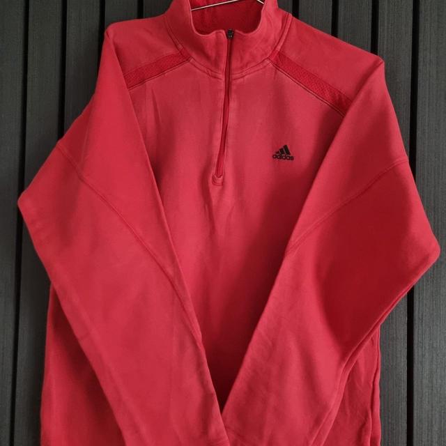 Adidas Men's Jumper - Red - M on Productcaster.