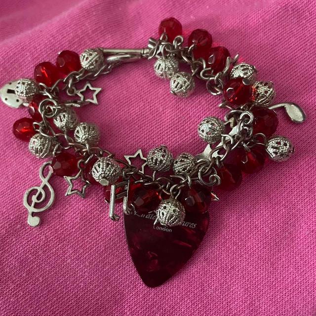 Vintage Women's Bracelet - Red/Burgundy on Productcaster.