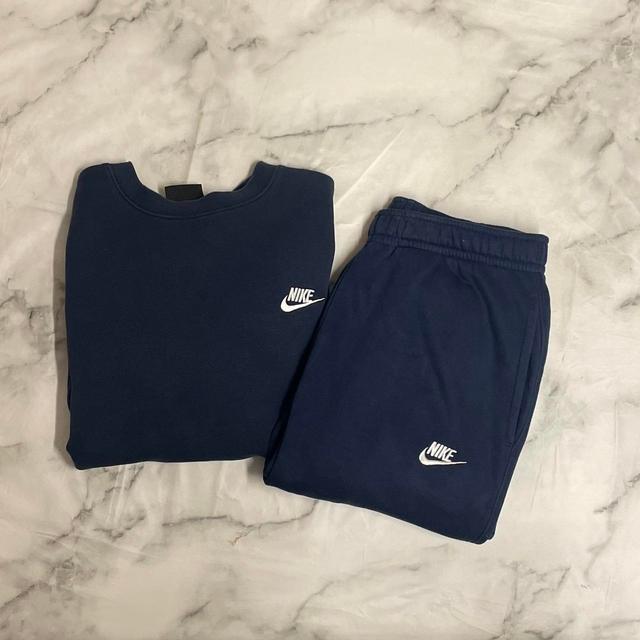 Nike Men's Jumpsuit - Navy/Blue - S on Productcaster.