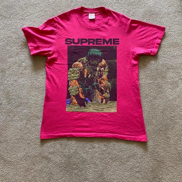 Supreme Men's T-shirt - Pink - S on Productcaster.