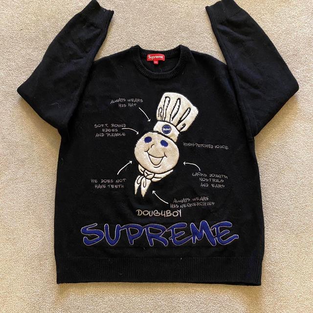 Supreme Men's Jumper - Black - M on Productcaster.