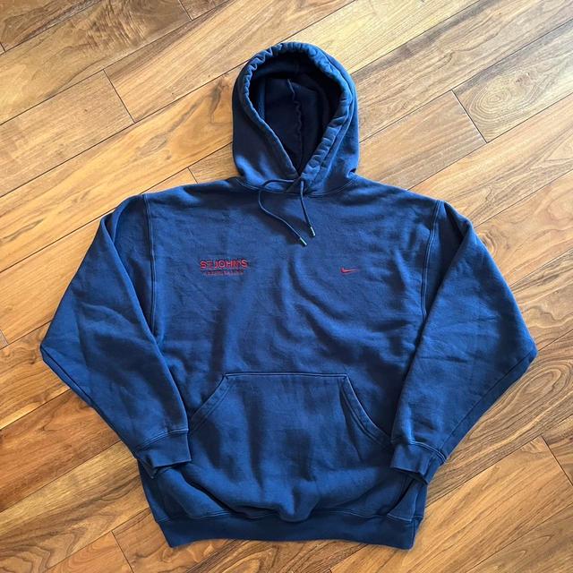 Nike Men's Hoodie - Navy - S on Productcaster.