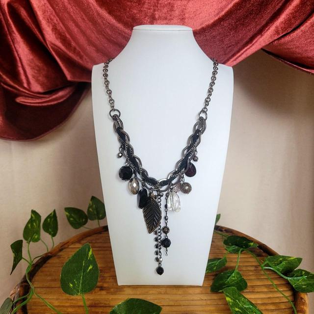 Women's Necklace - Black on Productcaster.