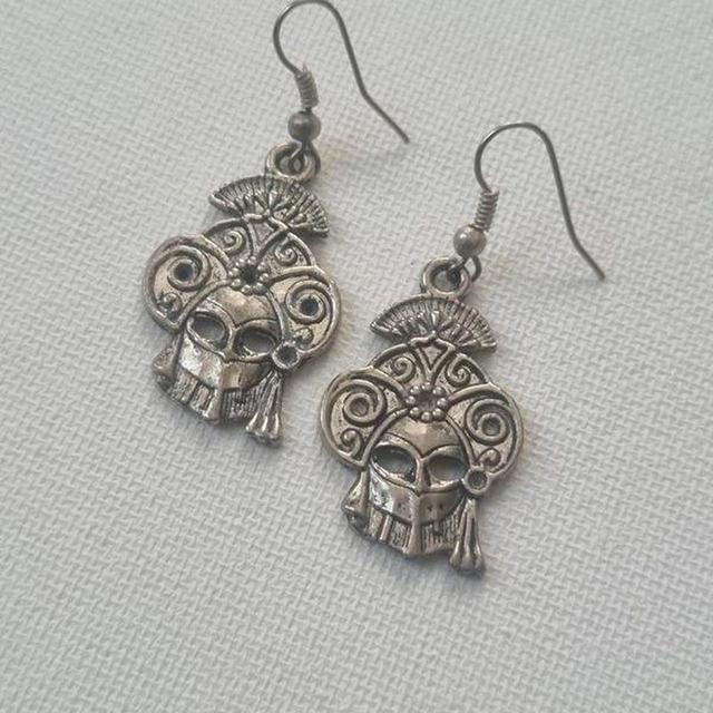 Vintage Women's Earrings - Silver on Productcaster.