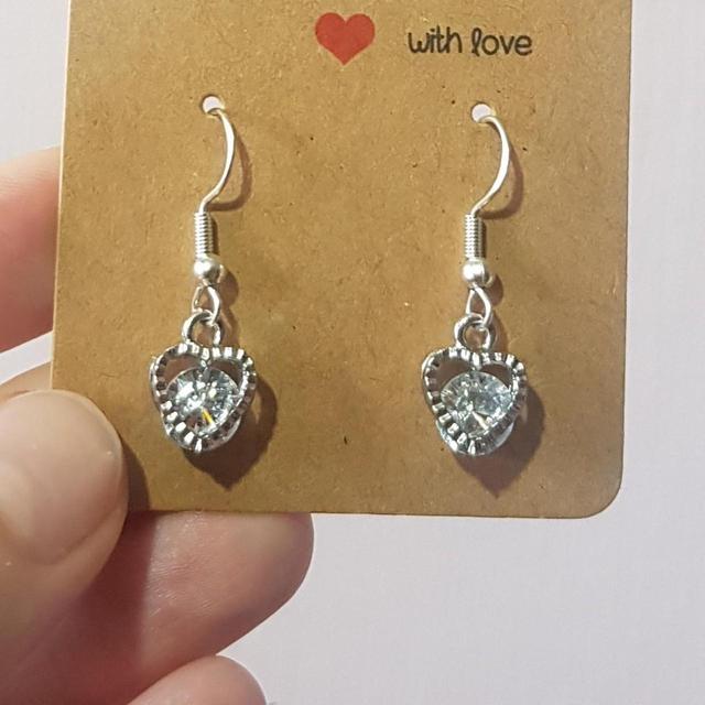 Women's Earrings - Silver on Productcaster.