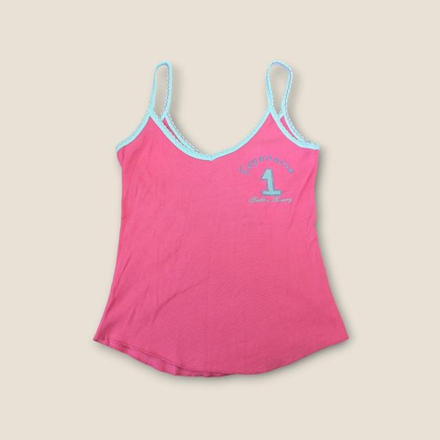 Vintage Women's Vest - Pink/Blue - M on Productcaster.