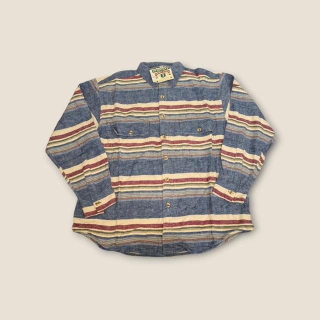 Vintage Men's Shirt - Blue/Multi - XL on Productcaster.