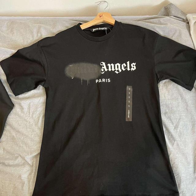 Palm Angels Men's T-shirt - Black - S on Productcaster.