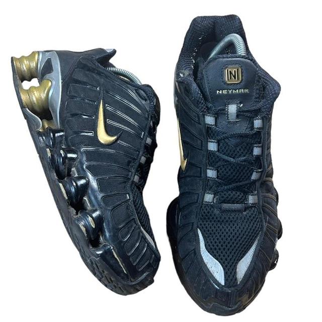 Nike Men's Trainers - Black/Gold - UK 7 on Productcaster.