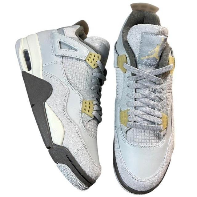 Jordan Men's Trainers - Grey/White - UK 9 on Productcaster.