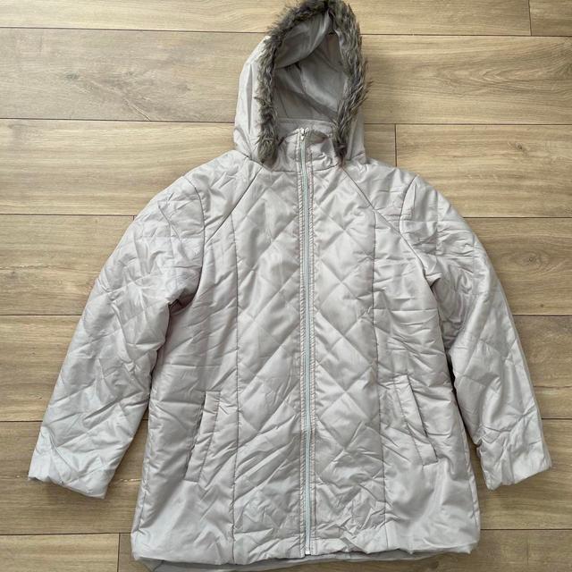 Preloved Women's Puffer - Cream - M on Productcaster.