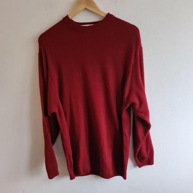 Vintage Men's Jumper - Red - M on Productcaster.