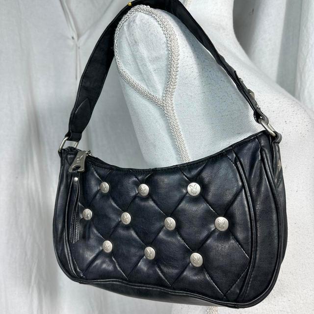 Playboy Women's Bag - Black/Silver on Productcaster.