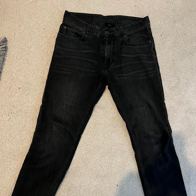 Armani Jeans Men's Faded Jeans - Black - 30" on Productcaster.