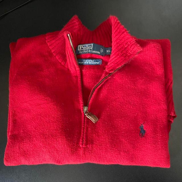 Ralph Lauren Men's Jumper - Red - XL on Productcaster.