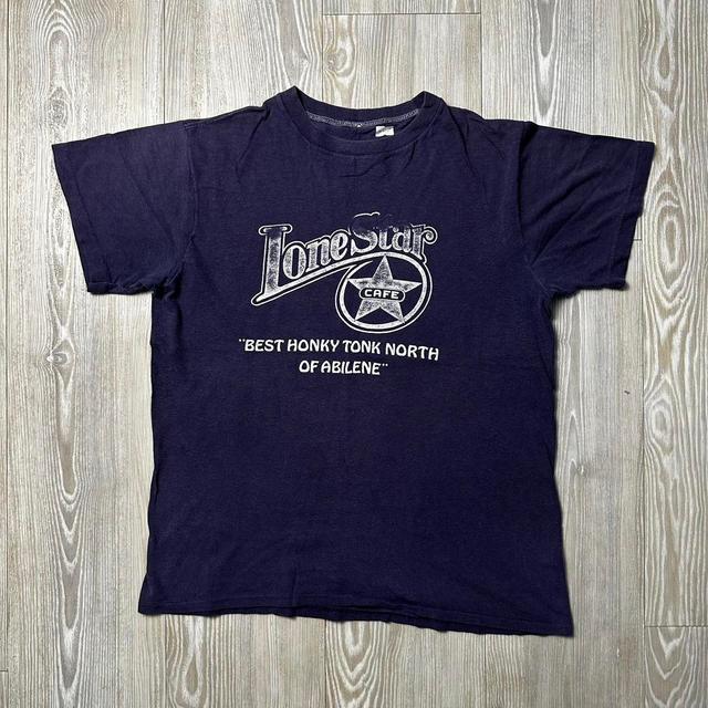 Champion Men's T-shirt - Navy/Blue - M on Productcaster.