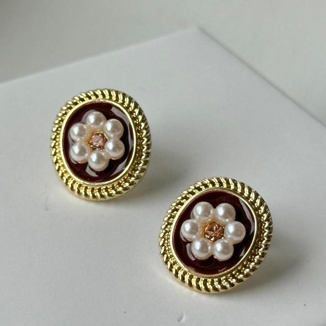 Women's Earrings - Gold/Multi on Productcaster.