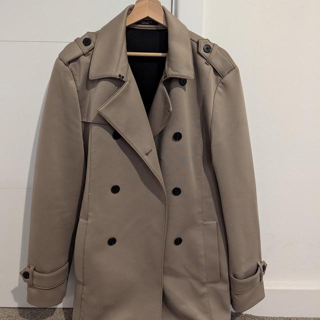 Zara Men's Trench - Cream - L on Productcaster.