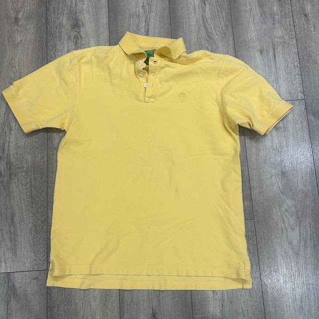 Timberland Men's Polo shirt - Yellow - M on Productcaster.