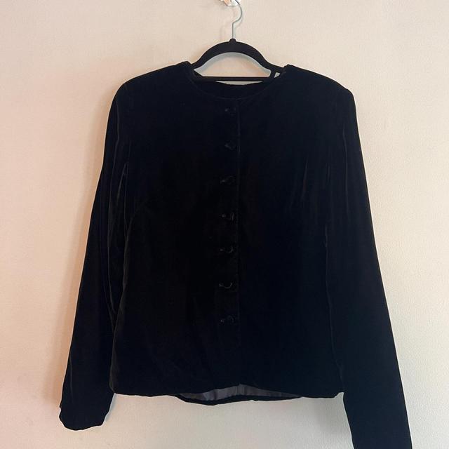 Vintage Women's Party Jacket - Black - UK 10 on Productcaster.