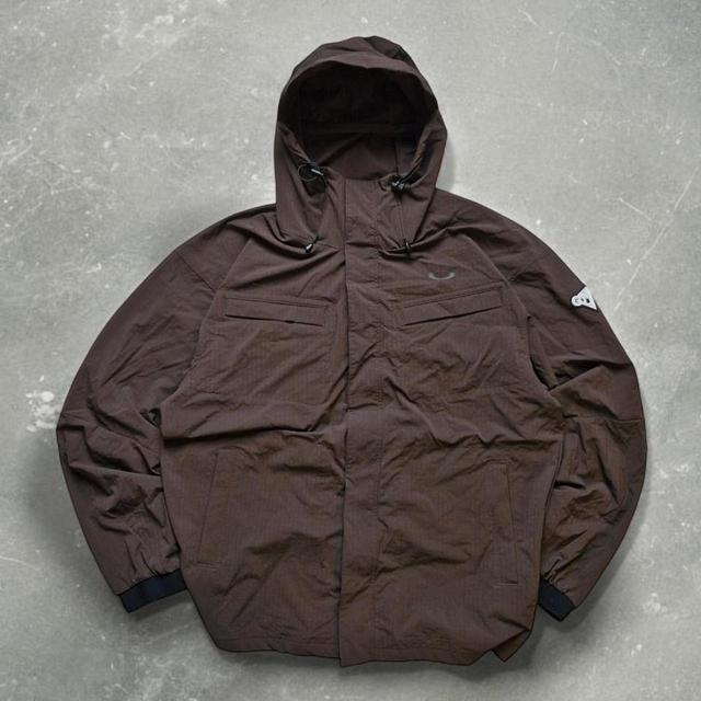 Oakley Men's Lightweight Jacket - Black/Brown - S on Productcaster.