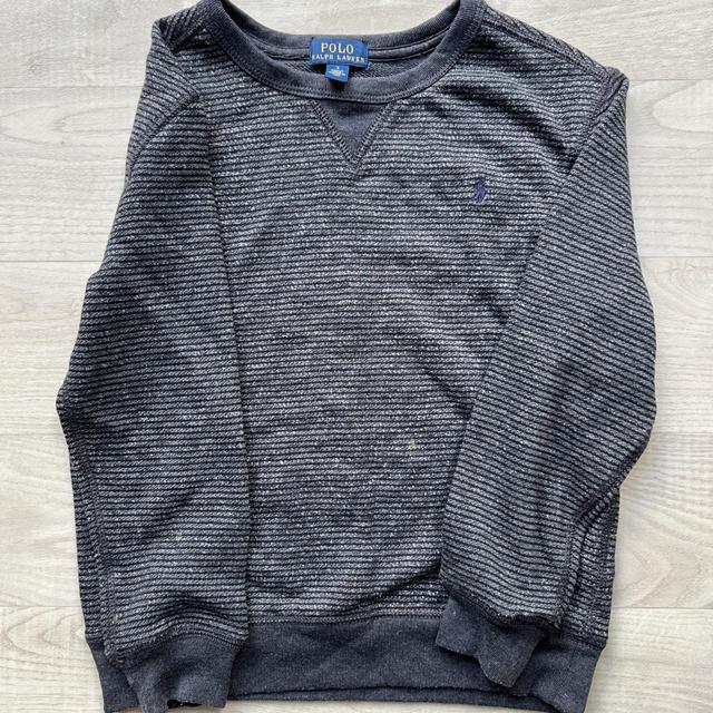 Ralph Lauren Men's Jumper - Navy/Grey - 3XS on Productcaster.