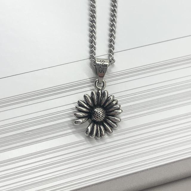 Men's Necklace - Silver on Productcaster.