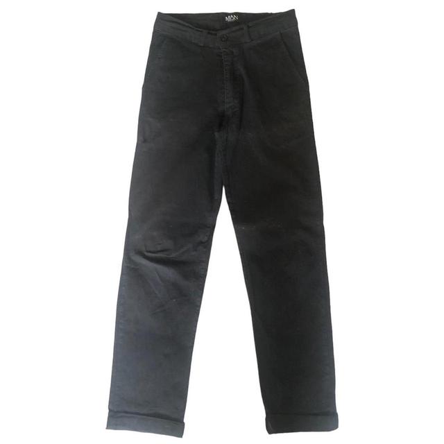 Boohoo Men's Slim Trousers - Black - S on Productcaster.