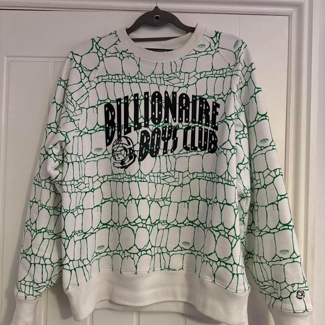 Billionaire Boys Club Men's Sweatshirt - White/Multi - S on Productcaster.