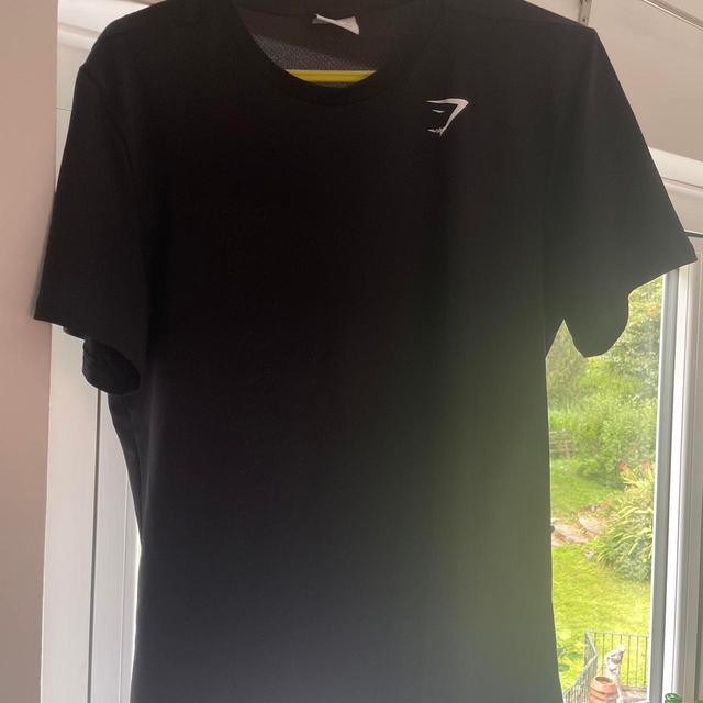 Gymshark Men's T-shirt - Black - M on Productcaster.