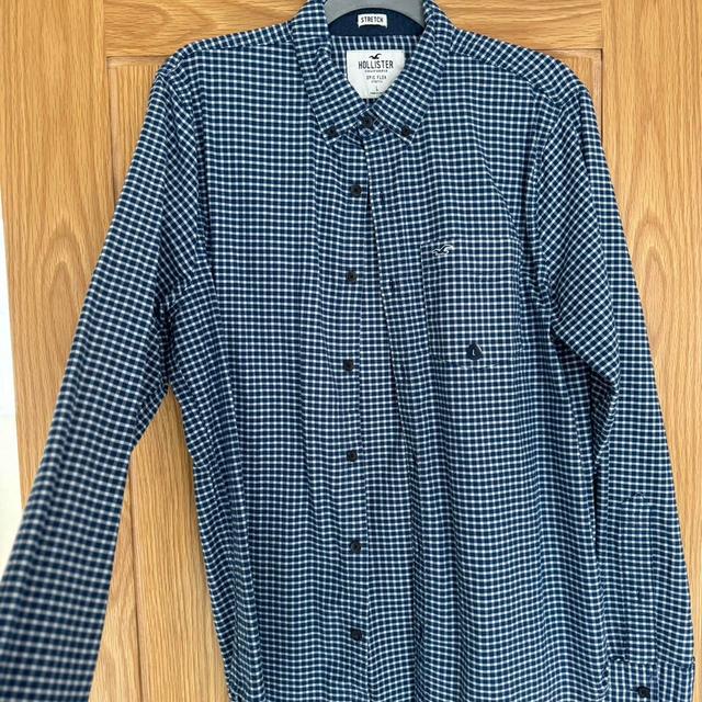 Hollister Co. Men's Shirt - Navy - L on Productcaster.