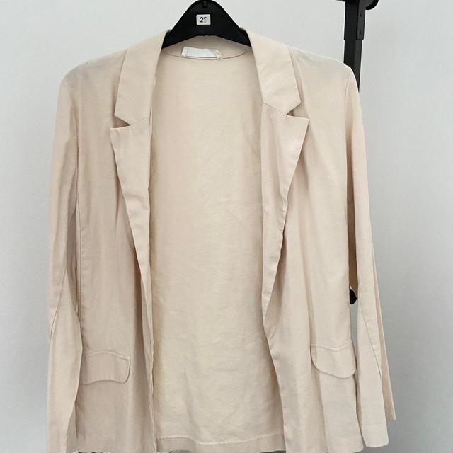 Primark Women's Suit - Cream/White - 8 on Productcaster.